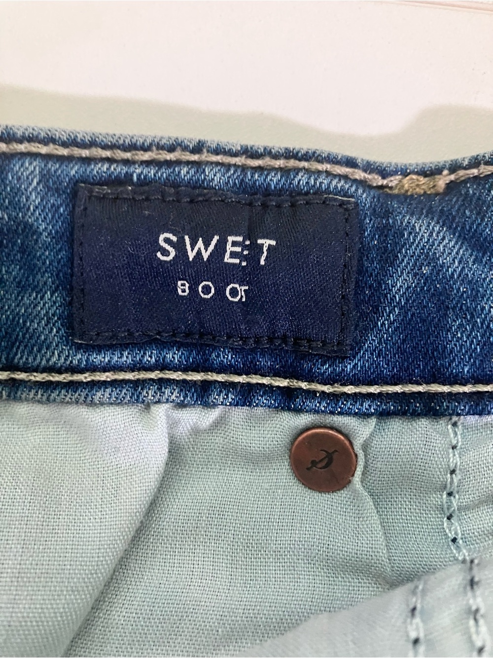 Lucky Brand Sweet Boot Medium Wash Mid Rise Jeans Size 14/32 - Picture 5 of 10